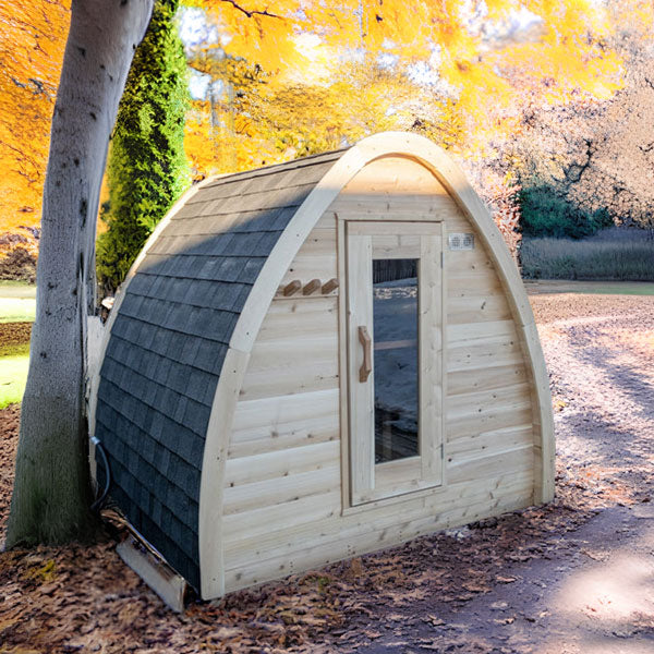 Dundalk CT MiniPOD Outdoor 2-4 person Sauna Outdoor Sauna Dundalk LeisureCraft