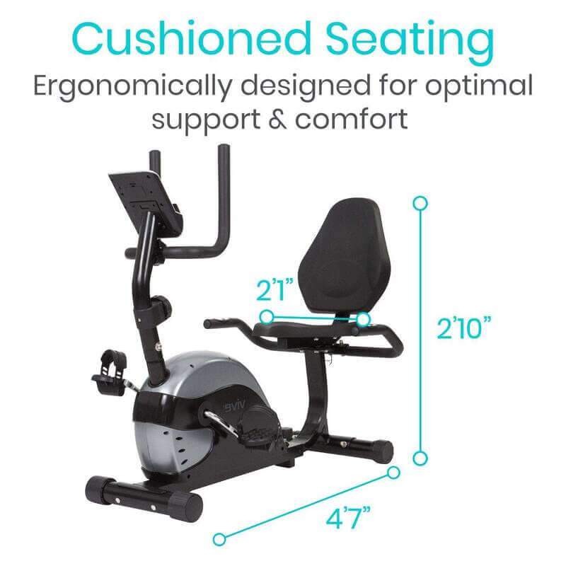 Vive Health RHB1092BLG Recumbent Bike Exercise Equipment Vive Health