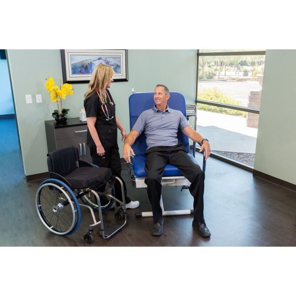 Med-Mizer UpScale High-Low Adjustable Exam Table with Built-In Patient Scale Examination Tables and Chairs Med-Mizer
