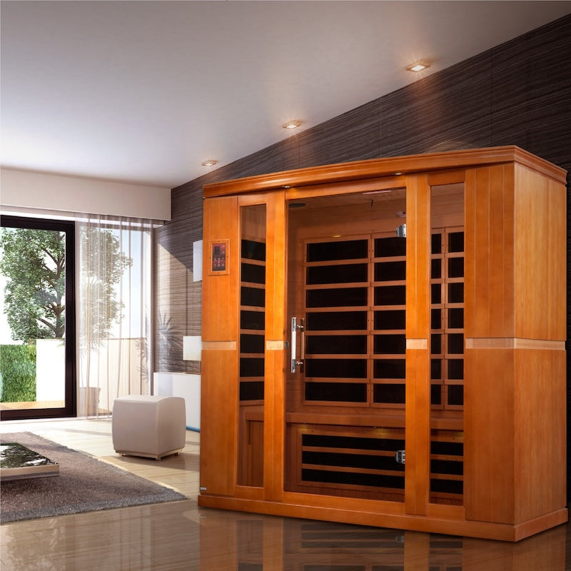 Dynamic Bergamo 4 Person Ultra Low EMF Far Infrared Sauna