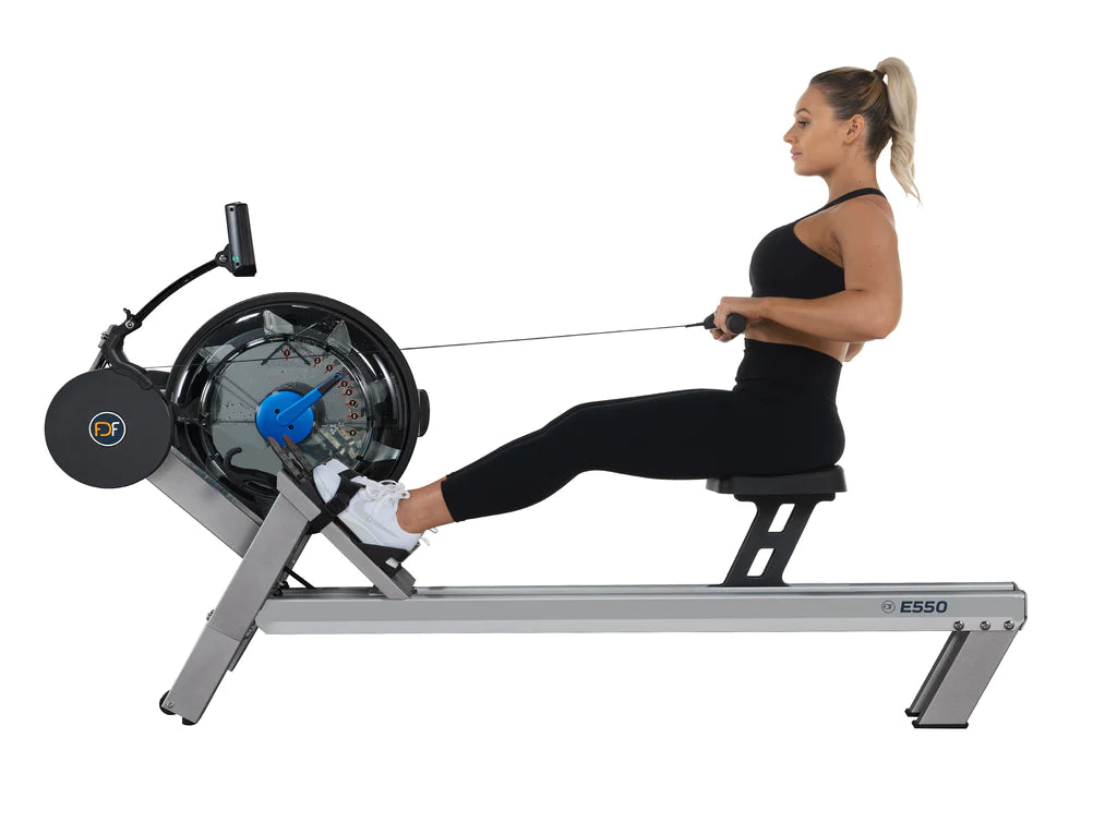 First Degree Fitness Evolution E550 Fluid Resistance Indoor Rowing Machine Fitness First Degree Fitness