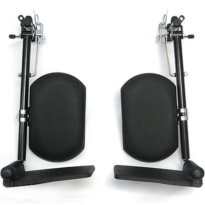 Karman EL18BB-EJ-DY Elevating Legrest Universal E&J style pair Wheelchair Accessories Karman Healthcare