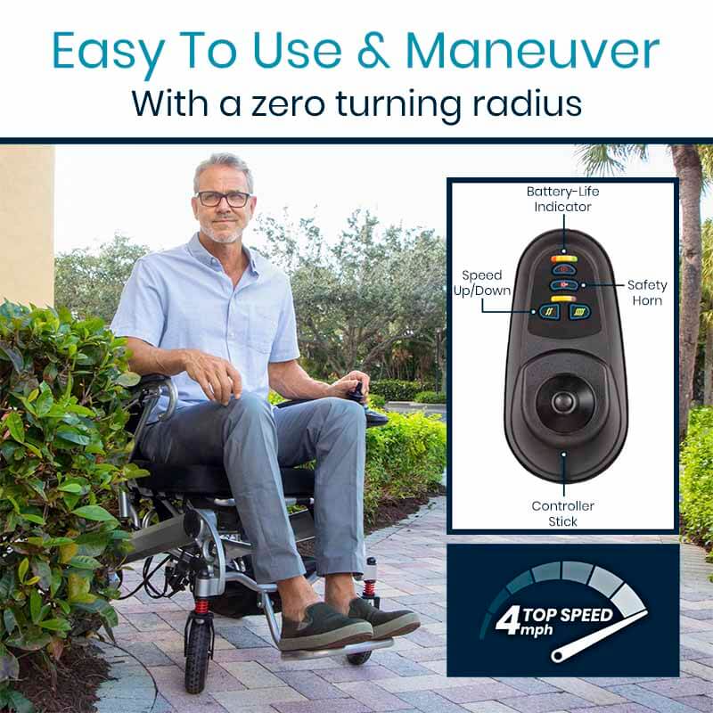 Vive Health MOB1029L Power Wheelchair Power wheelchairs Vive Health