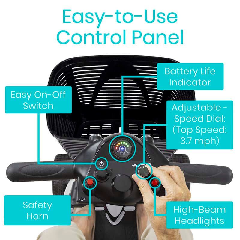 Vive Health 4 Wheel Mobility Scooter Mobility Scooters Vive Health