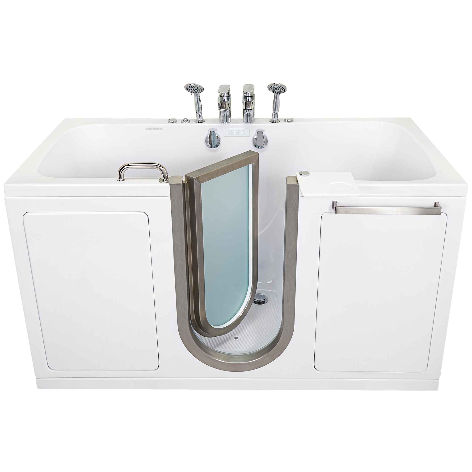 Ella Escape 36"x72" Two Seat Walk in Bathtub, Air + Hydro + Independent Foot Massage Bath Tub Ella's Bubbles