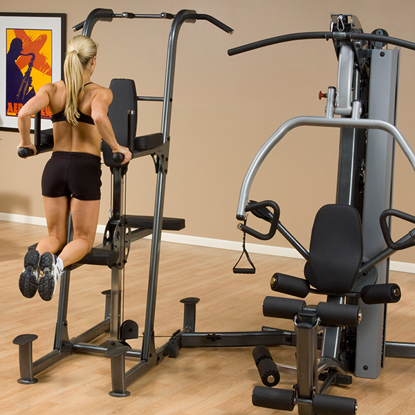 BODY-SOLID FUSION WEIGHT-ASSISTED DIP & PULL-UP STATION FCDWA Strength Body-Solid