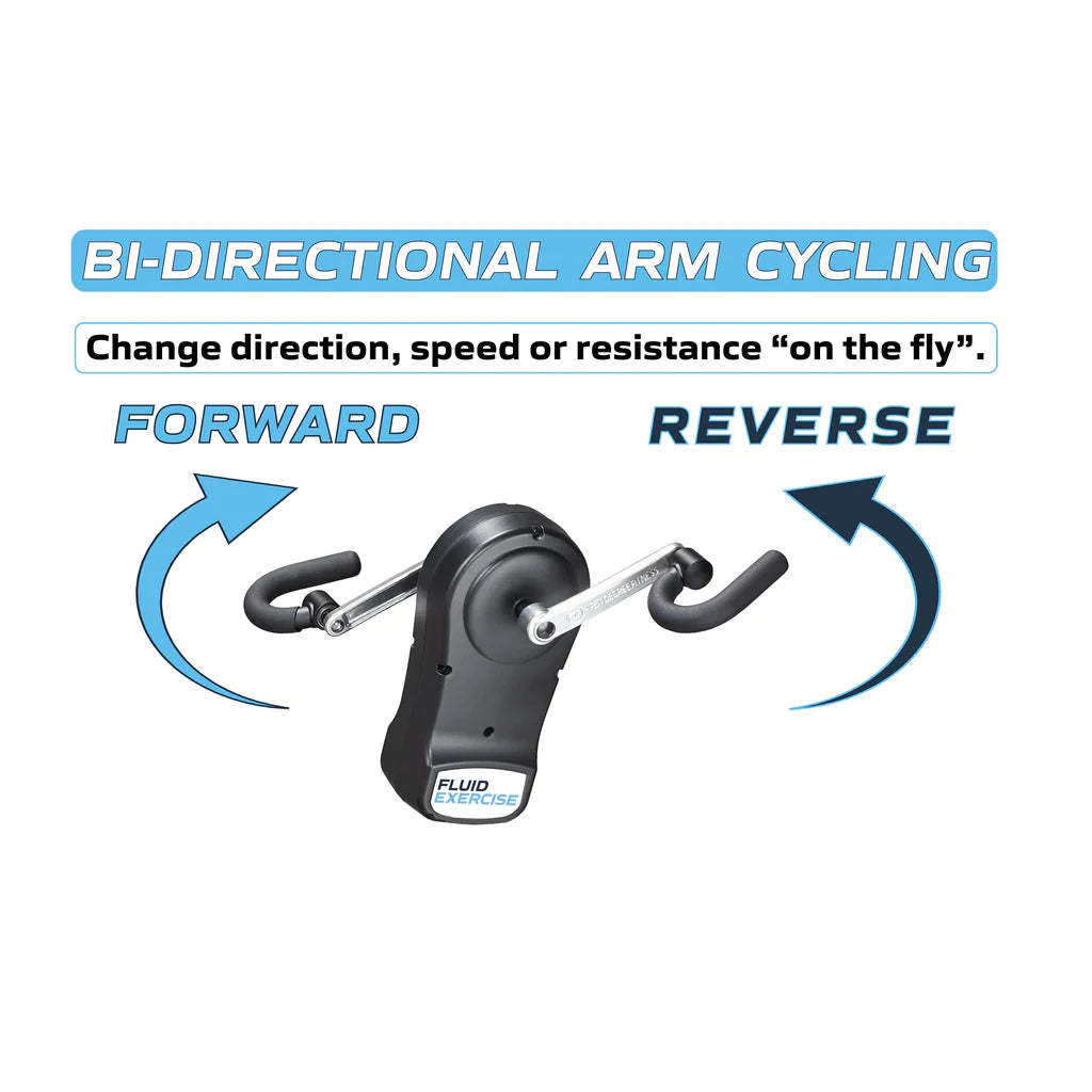 E650 Arm Cycle UBE Fluid Resistance Arm Cycling Machine Fitness First Degree Fitness