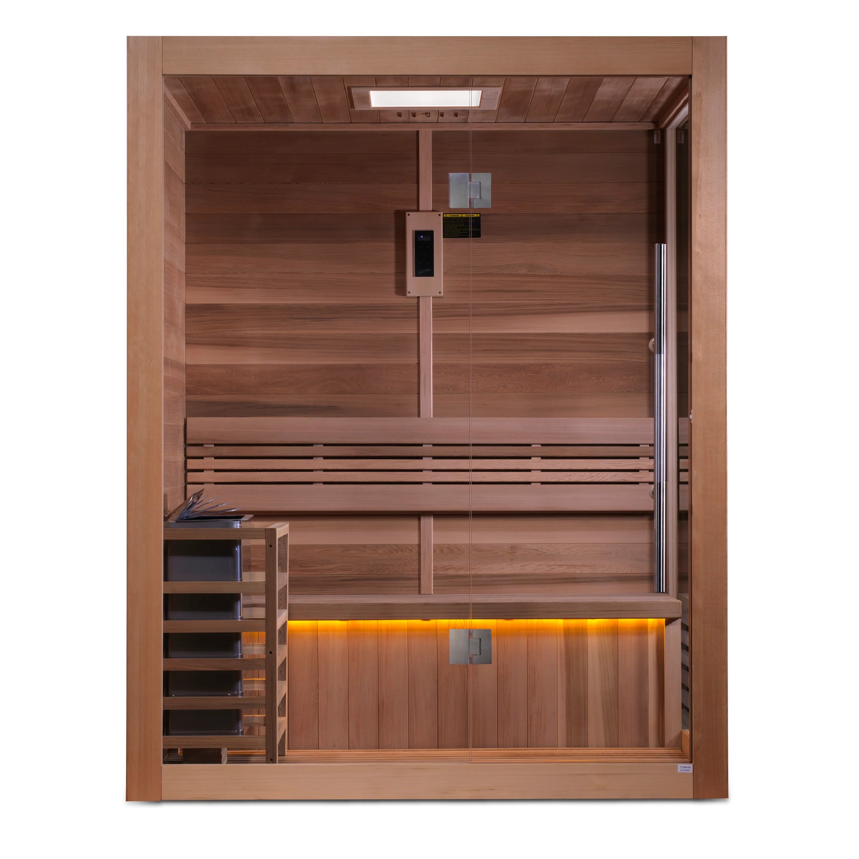 Golden Designs Hanko Edition 2 Person Indoor Traditional Sauna (Heater Included) Indoor Sauna Golden Designs