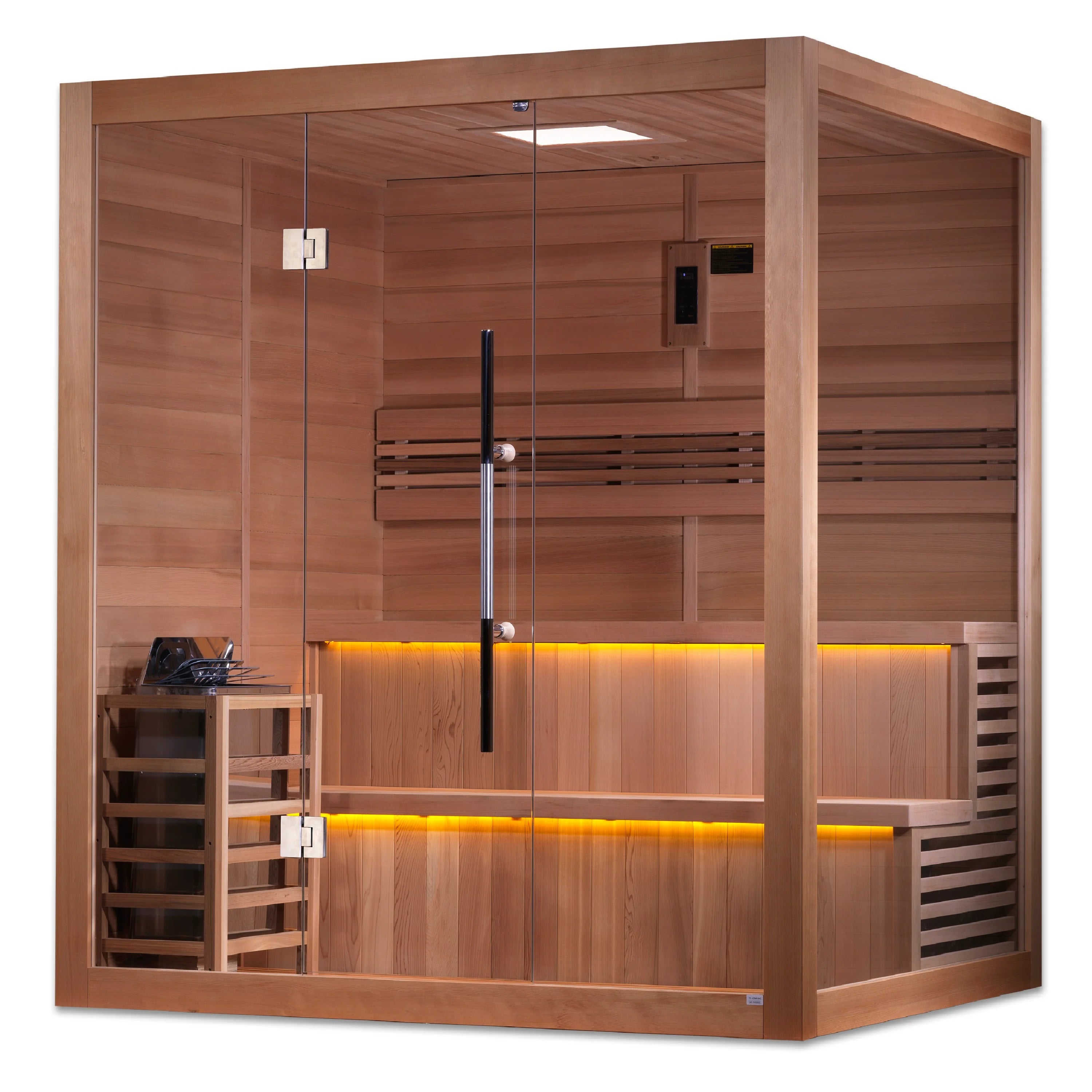 Golden Designs Kuusamo Edition 6 Person Indoor Traditional Sauna Indoor Sauna Golden Designs