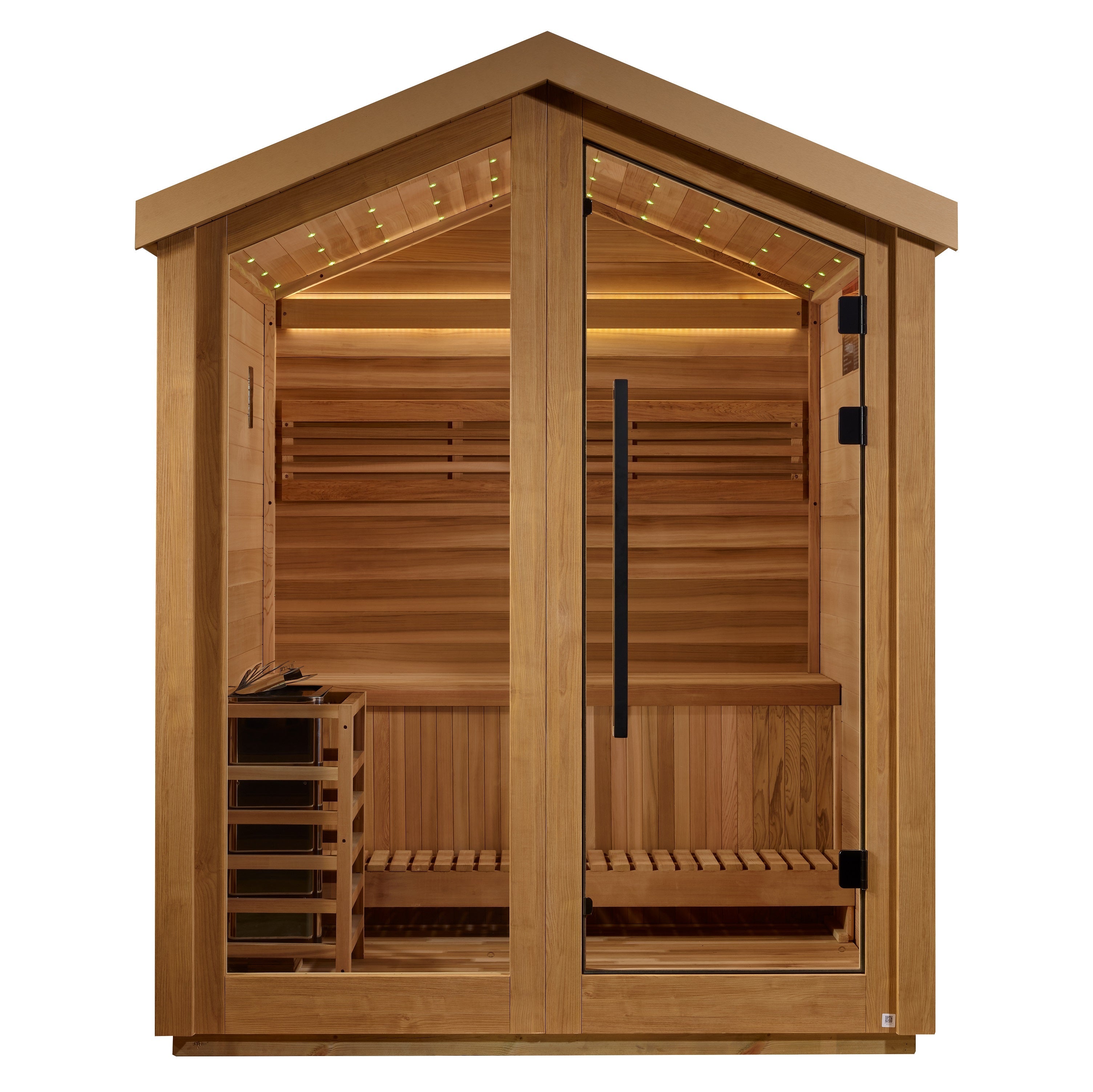 Golden Designs Savonlinna 3 Person Outdoor Traditional Sauna Golden Designs