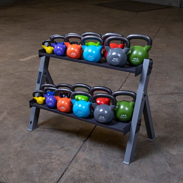 BODY-SOLID DUMBBELL & KETTLEBELL RACK GDKR100 Strength Body-Solid
