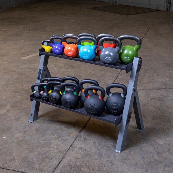 BODY-SOLID DUMBBELL & KETTLEBELL RACK GDKR100 Strength Body-Solid