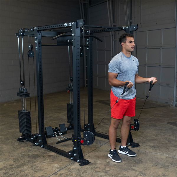 BODY-SOLID FUNCTIONAL TRAINER ATTACHMENT WITH WEIGHT STACKS GPRFTS Strength Body-Solid