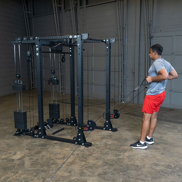 BODY-SOLID FUNCTIONAL TRAINER ATTACHMENT WITH WEIGHT STACKS GPRFTS Strength Body-Solid