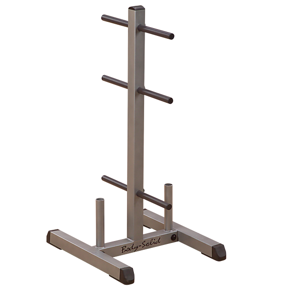 BODY-SOLID STANDARD PLATE TREE & BAR HOLDER GSWT Strength Body-Solid