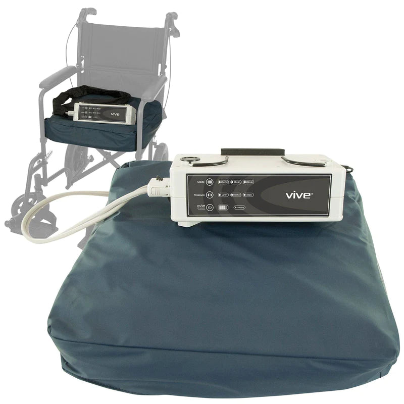 Vive Health CSH1084BLK Alternating Seat Cushion (Black) Wheelchair Cushions Vive Health