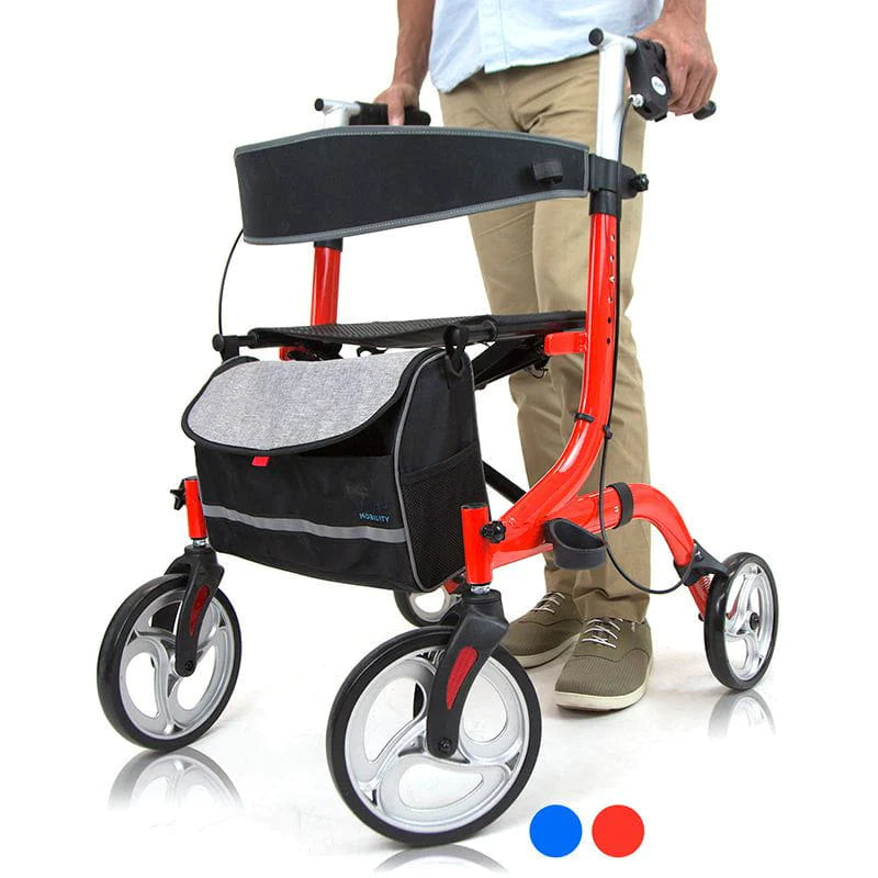 Vive Health Rollator Model S Walkers & Rollators Vive Health Red