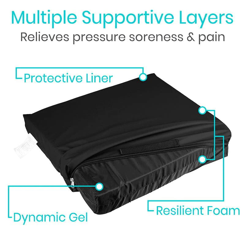 Vive Health Easy-Clean Wheelchair Cushion Wheelchair Cushions Vive Health