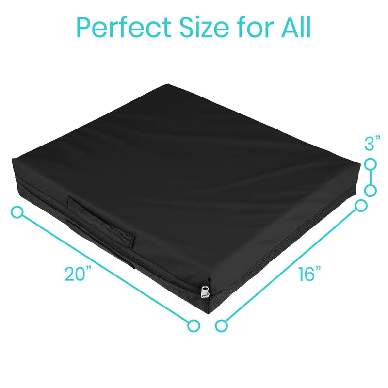 Vive Health Easy-Clean Wheelchair Cushion Wheelchair Cushions Vive Health