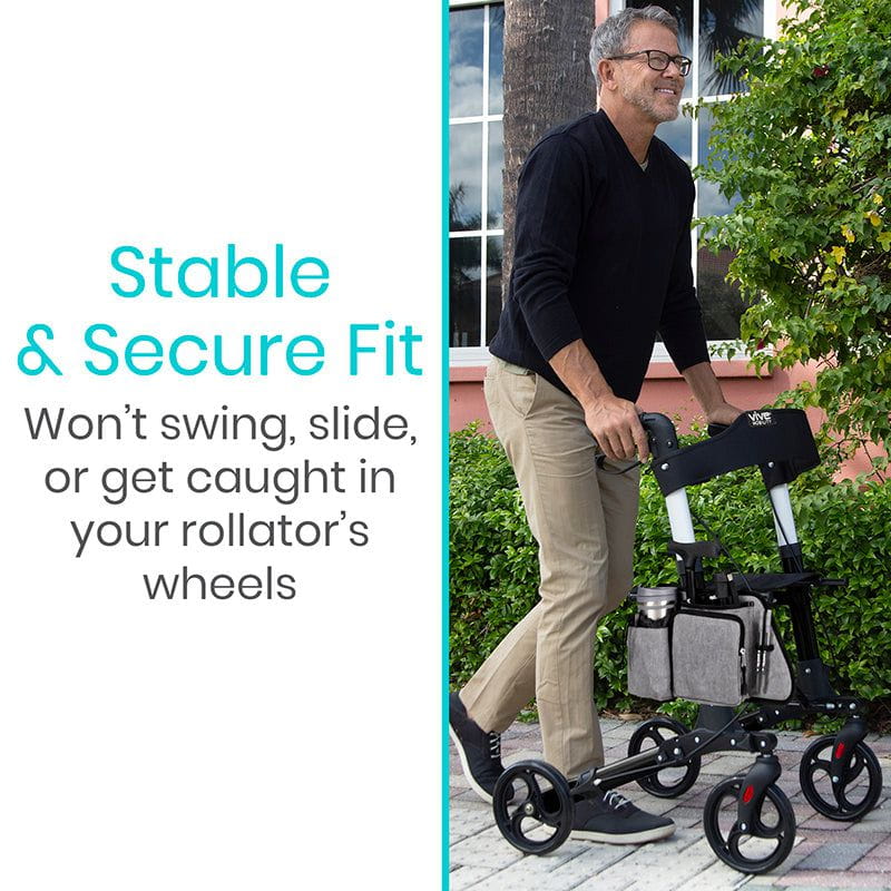 Vive Health MOB1049GRY Rollator Side Bag Mobility Accessories Vive Health