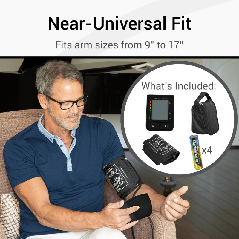 Vive Health DMD1061BLK Compact Blood Pressure Monitor Digital Measuring Devices Vive Health