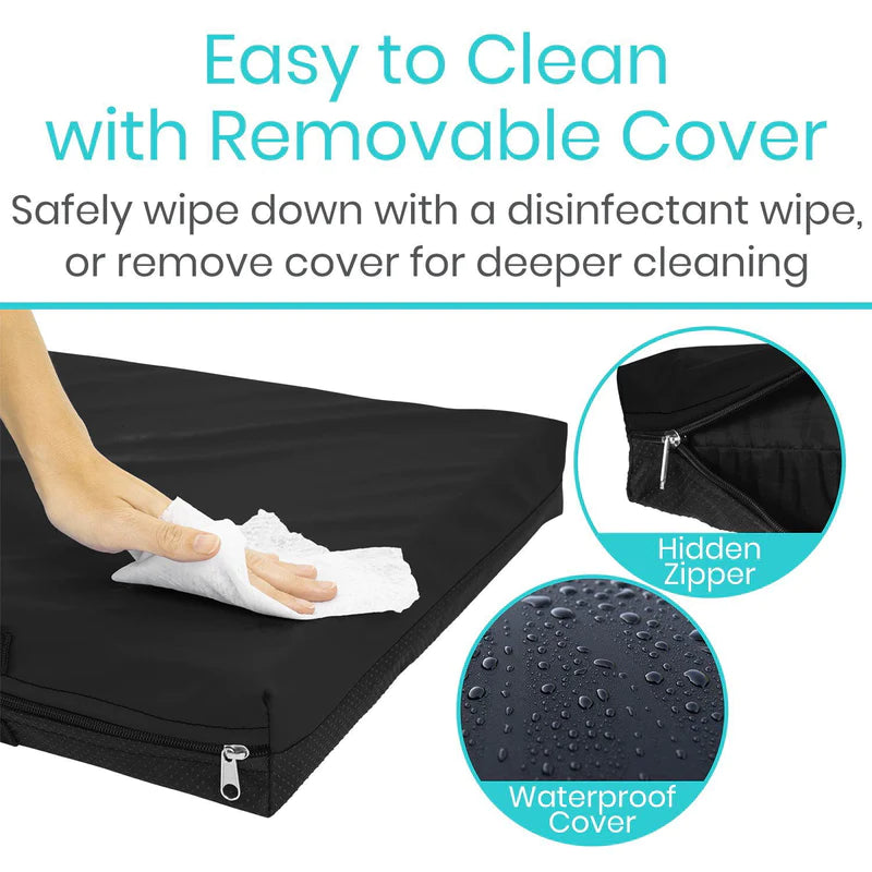 Vive Health Easy-Clean Wheelchair Cushion Wheelchair Cushions Vive Health