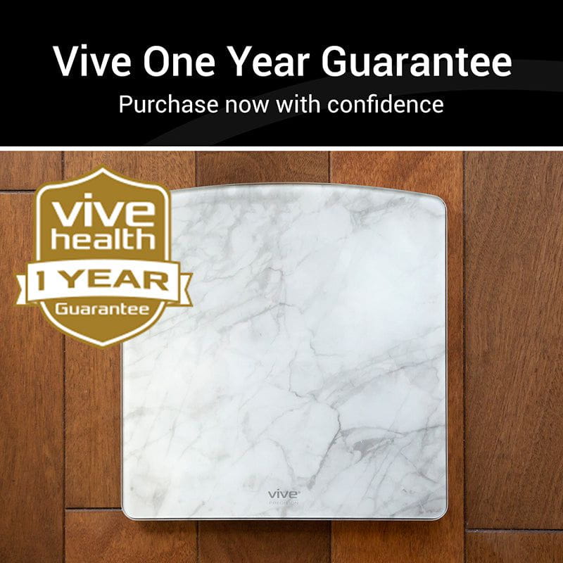 Vive Health DMD1052MAR Digital Marble Smart Scale Digital Measuring Devices Vive Health