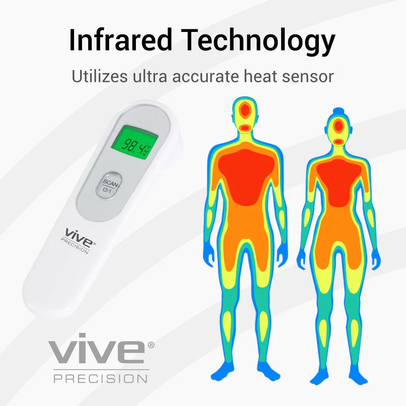 Vive Health DMD1054WHT Infrared Thermometer Digital Measuring Devices Vive Health