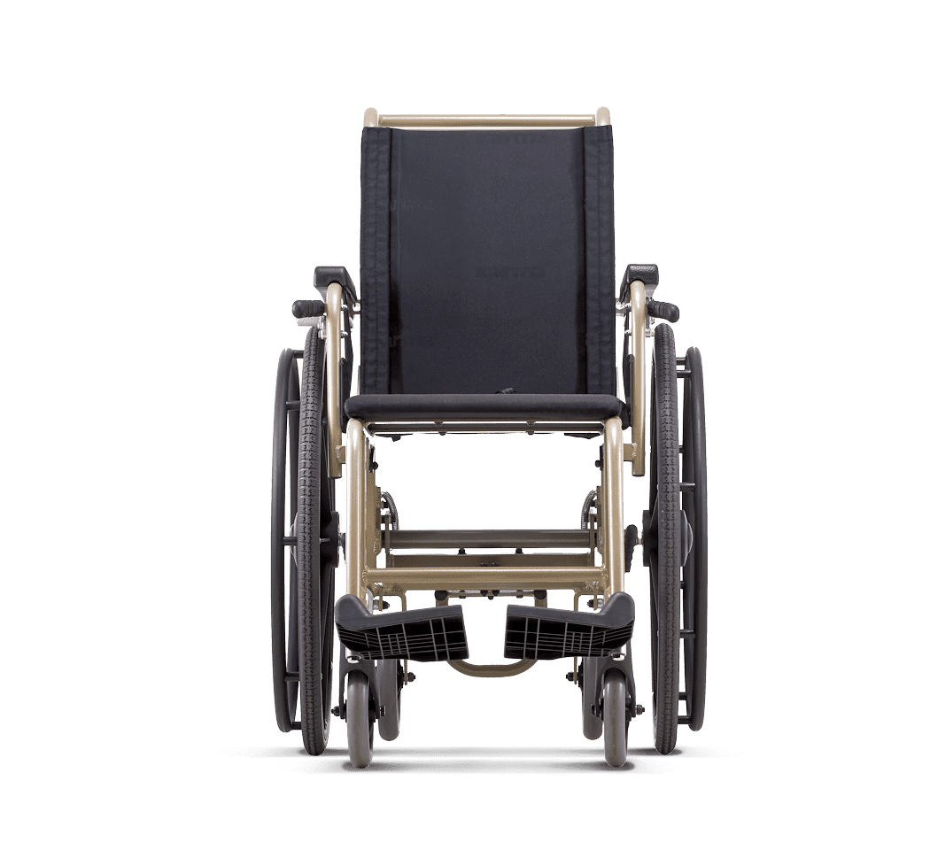Karman KM-AA20 Convertible Airplane Aisle Chair with Quick Release Rear Wheels Airplane Aisle Wheelchairs Karman Healthcare