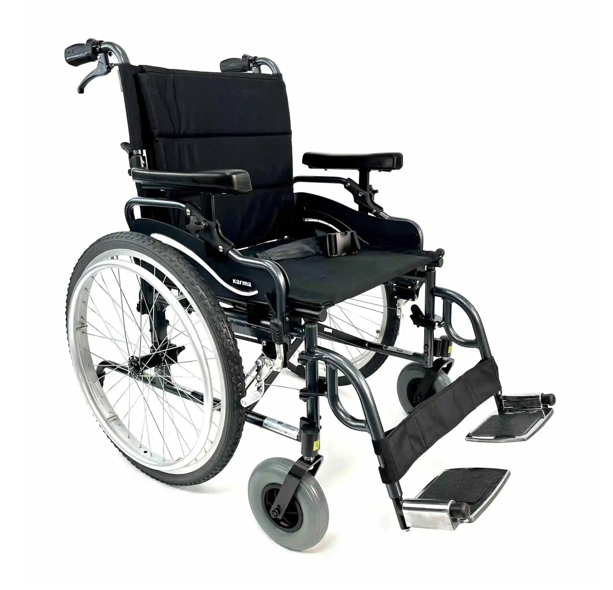 Karman KM-8520X Lightweight Heavy Duty Wheelchair Bariatric Wheelchairs Karman Healthcare 20"