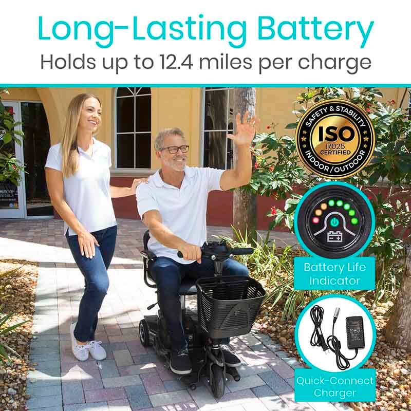 Vive Health 3 Wheel Mobility Scooter Mobility Scooters Vive Health