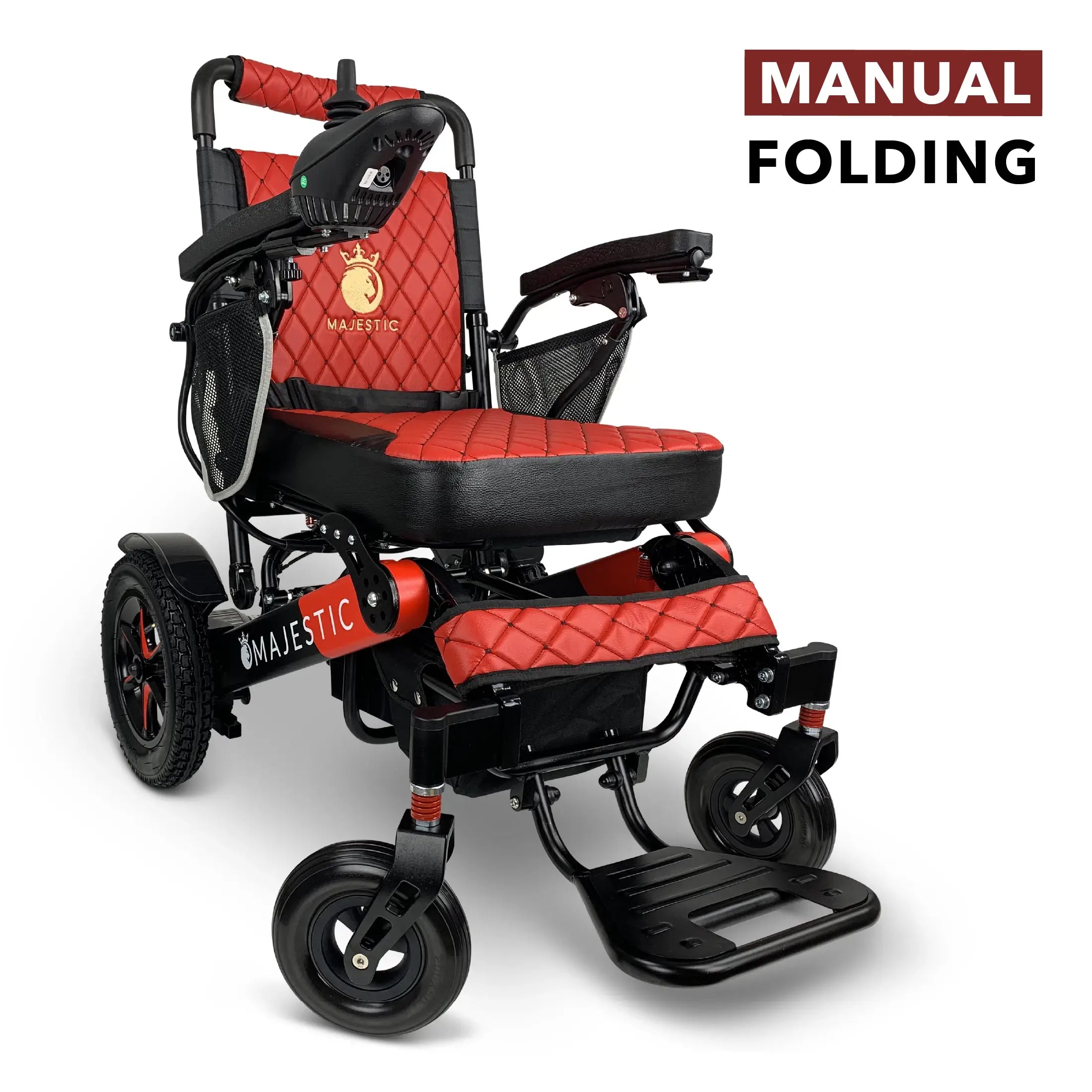 ComfyGo Majestic IQ-7000 Manual Folding Remote Controlled Electric Wheelchair Electric Wheelchair ComfyGo