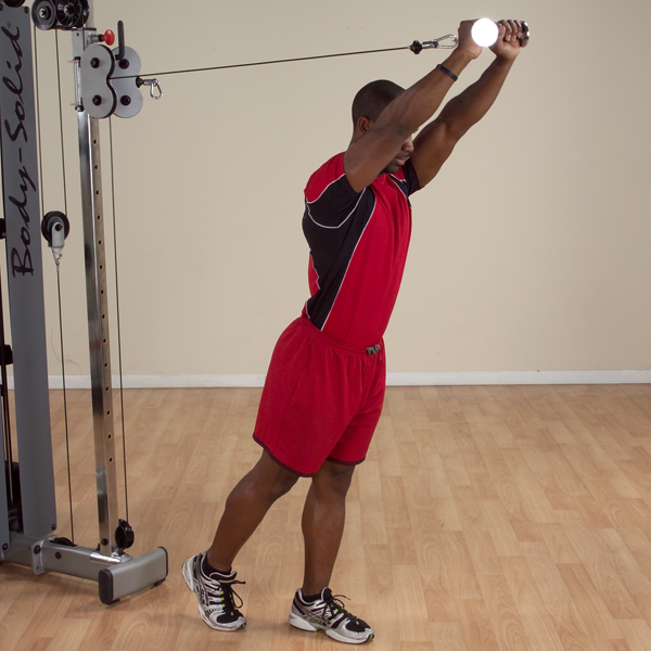 Body-Solid PRO-GRIP TRICEP PRESSDOWN BAR MB504RG Strength Body-Solid