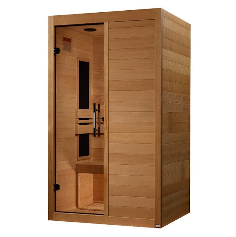 Maxxus S-Line Yoga 2-Person Ultra Low EMF FAR Infrared Sauna - Canadian Hemlock