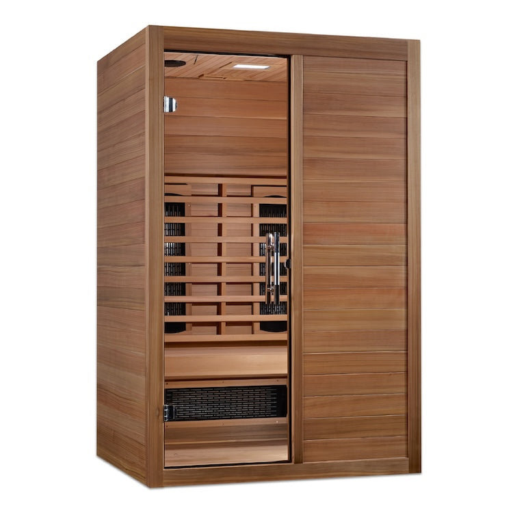 Maxxus S-Line 2-Person Full Spectrum Infrared Sauna - Pacific Cedar