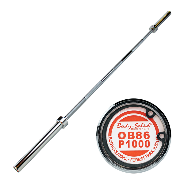Body-Solid 7' OLYMPIC POWER BAR OB86P1000 Strength Body-Solid