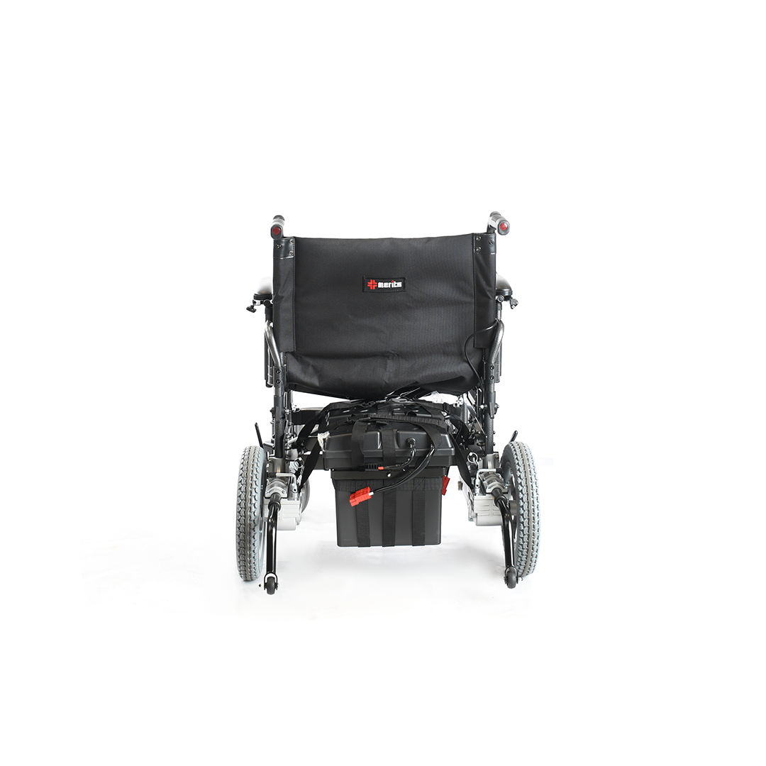 MERITS HEALTH TRAVEL-EASE FOLDING POWER WHEELCHAIR P101 Power wheelchairs Merits Health