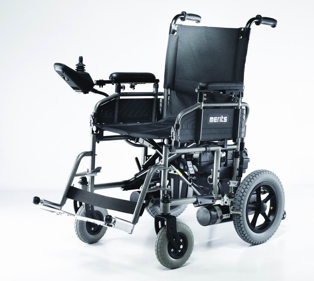 MERITS HEALTH TRAVEL-EASE FOLDING POWER WHEELCHAIR P101 Power wheelchairs Merits Health