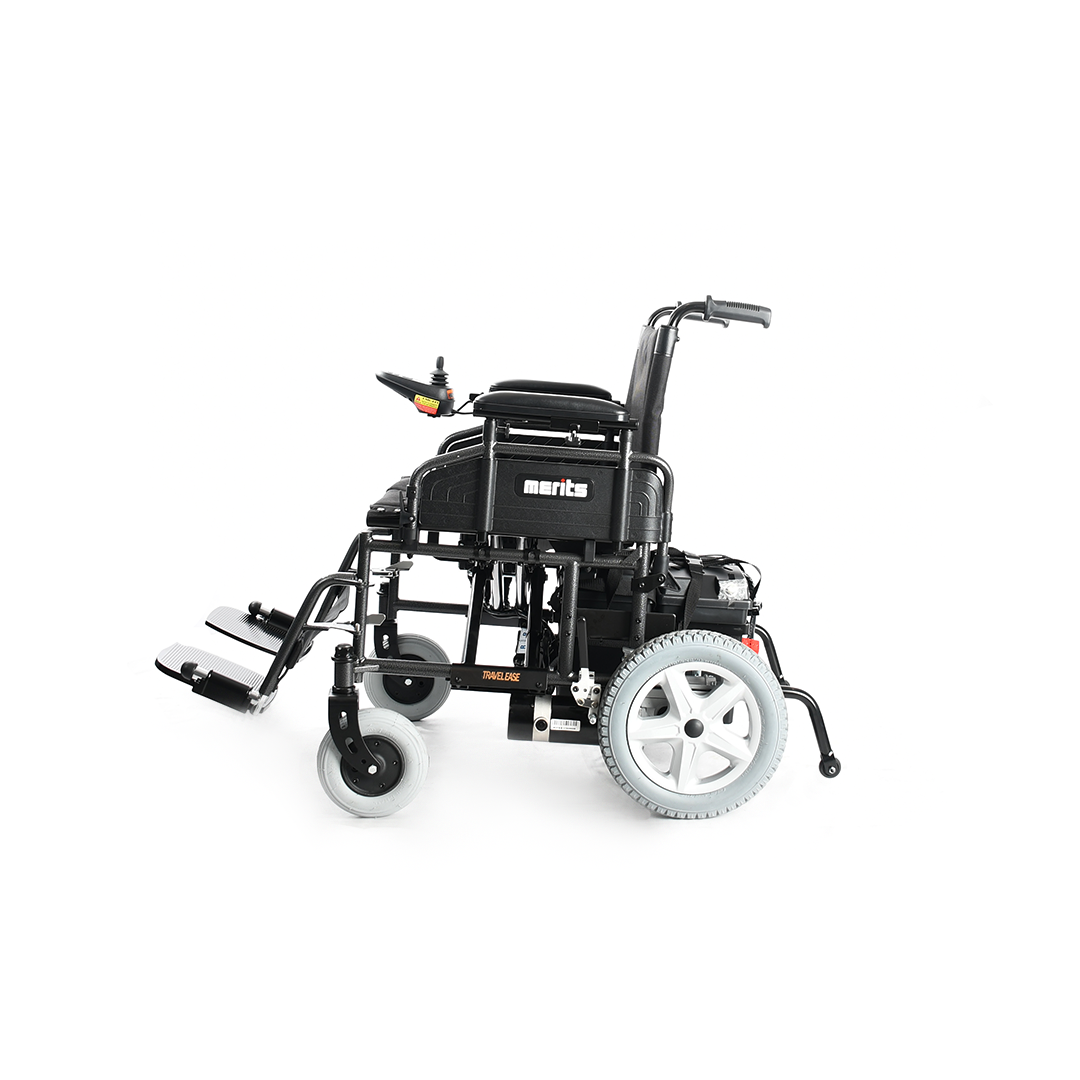 MERITS HEALTH TRAVEL-EASE FOLDING POWER WHEELCHAIR P101 Power wheelchairs Merits Health