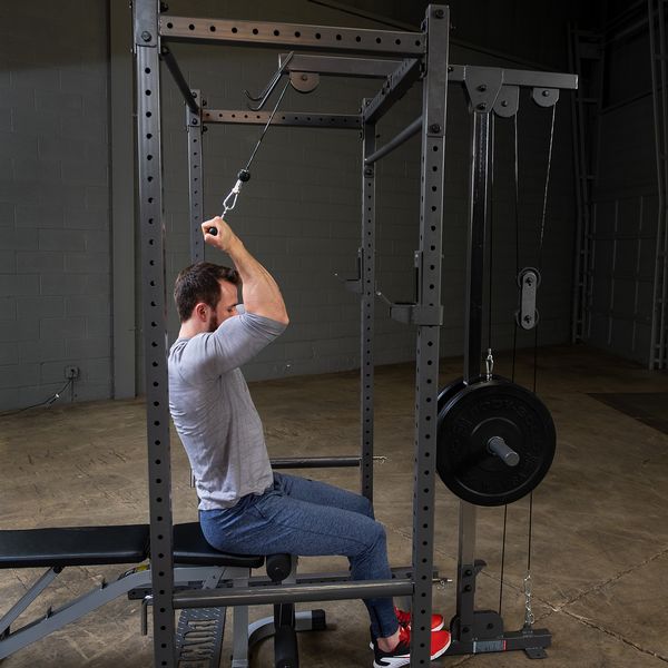 Body-Solid POWERLINE POWER RACK LAT ATTACHMENT PLA1000 Strength Body-Solid