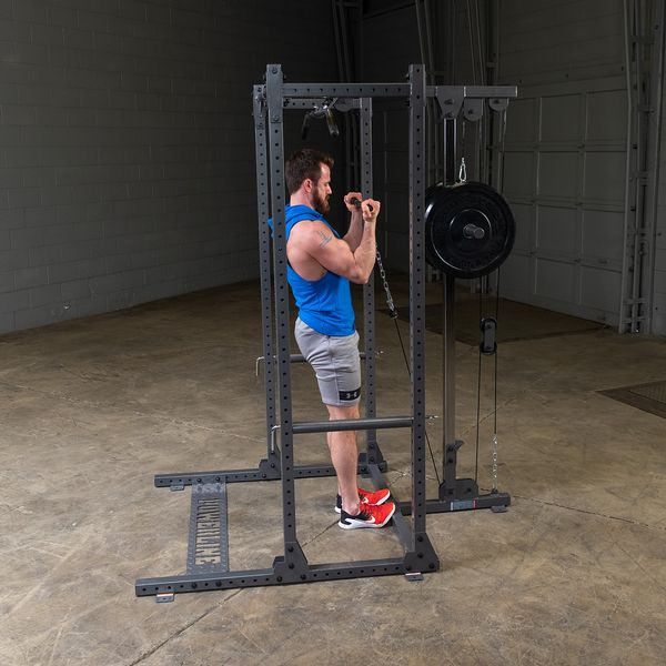 Body-Solid LAT ATTACHMENT FOR THE POWERLINE HALF RACK Strength Body-Solid