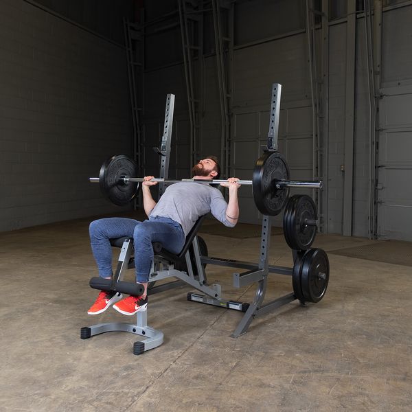 Body-Solid POWERLINE MULTI-PRESS RACK PMP150 Strength Body-Solid