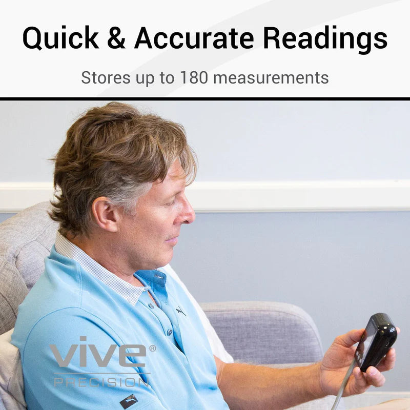 Vive Health DMD1037BLK Compact Blood Pressure Monitor Digital Measuring Devices Vive Health
