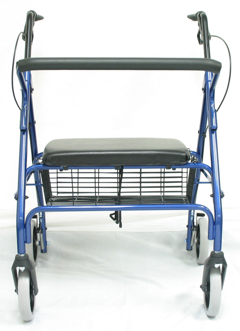 Karman R-4700 Extra Wide Bariatric Rollator with Padded Flip-down Seat, Steel Walkers & Rollators Karman Healthcare