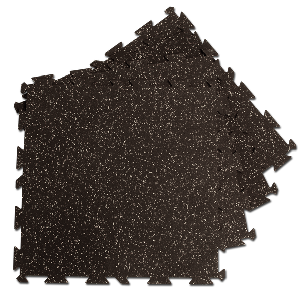 BODY-SOLID TOOLS INTERLOCKING RUBBER FLOORING (SPECKLED) RFBST4PS Strength Body-Solid