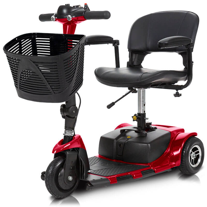 Vive Health 3 Wheel Mobility Scooter Mobility Scooters Vive Health Red
