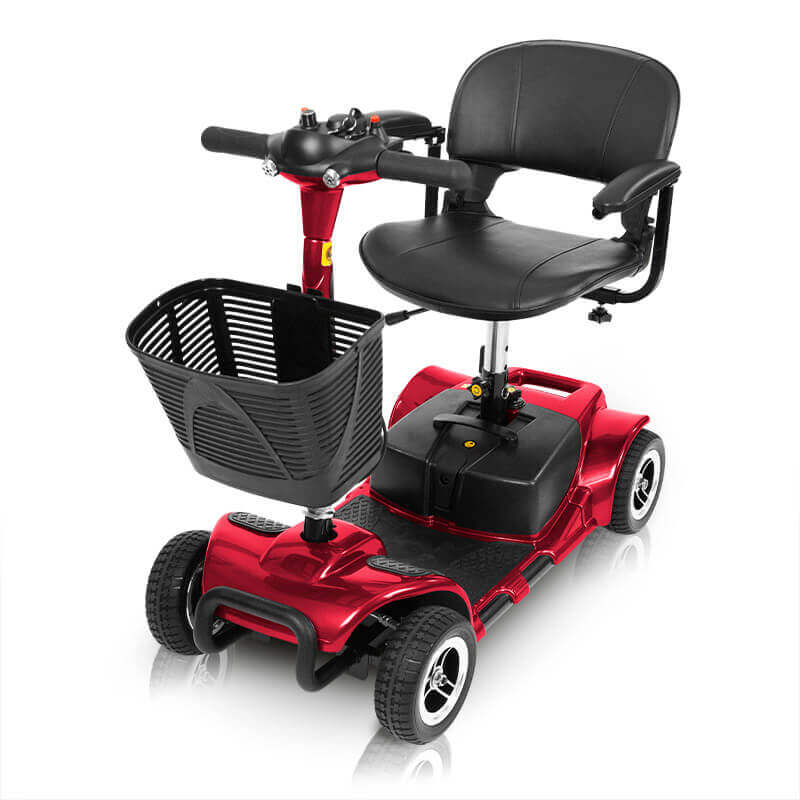 Vive Health 4 Wheel Mobility Scooter Mobility Scooters Vive Health Red