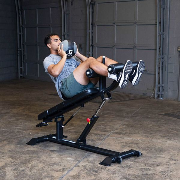 Body-Solid PRO CLUBLINE AB BENCH, BLACK FINISH SAB500B Strength Body-Solid