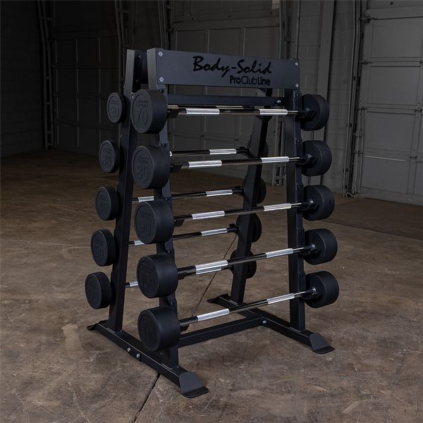 BODY-SOLID FIXED WEIGHT BARBELL RACK SBBR100 Strength Body-Solid