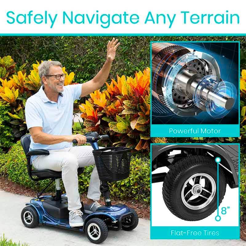 Vive Health 4 Wheel Mobility Scooter Mobility Scooters Vive Health